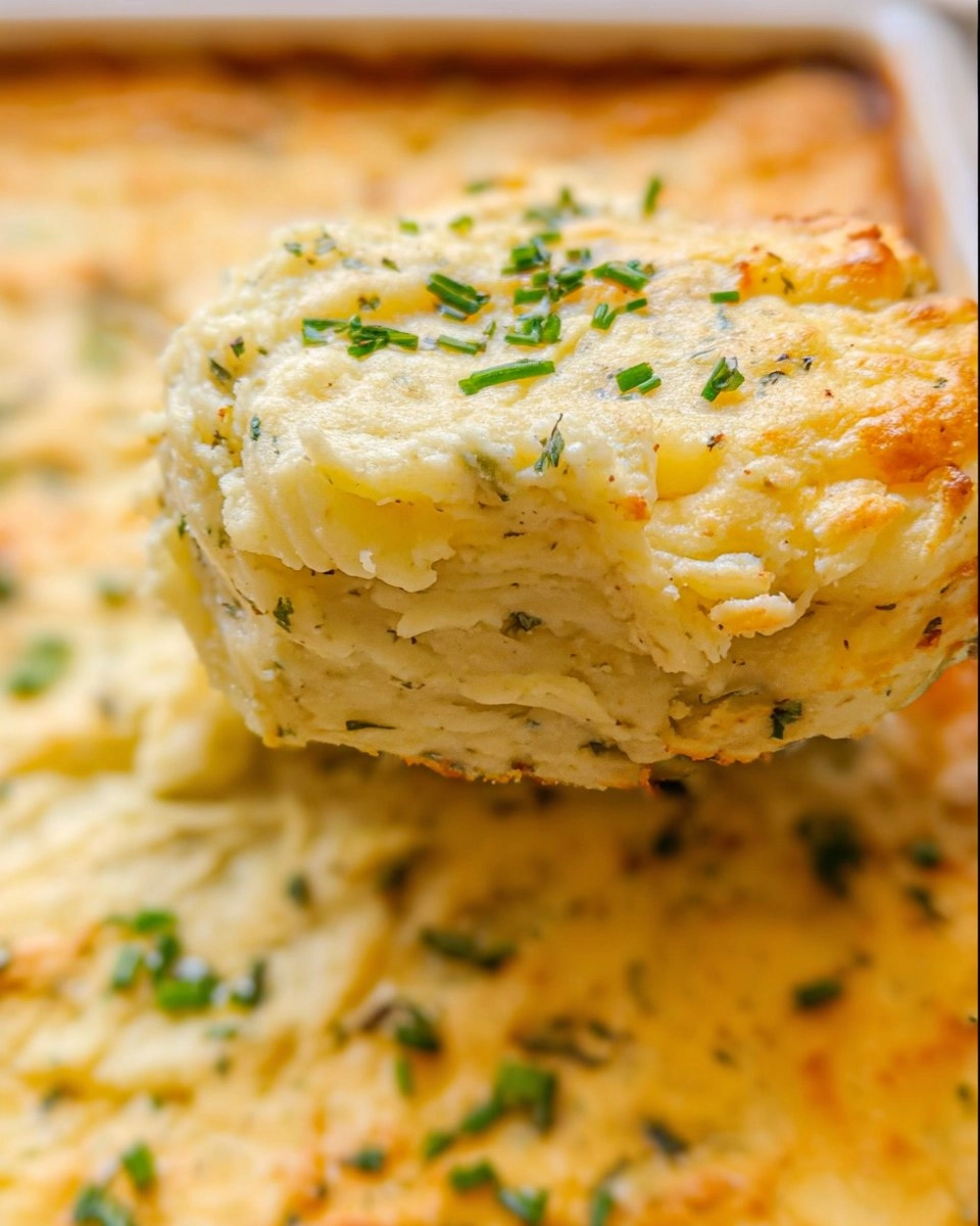 Cheesy Potato Soufflé