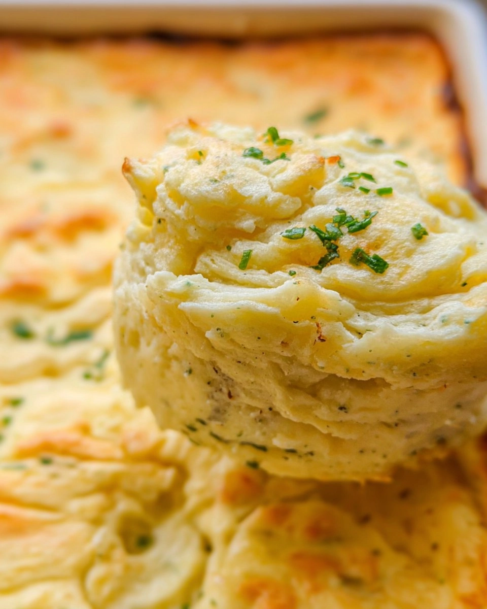 Cheesy Potato Soufflé