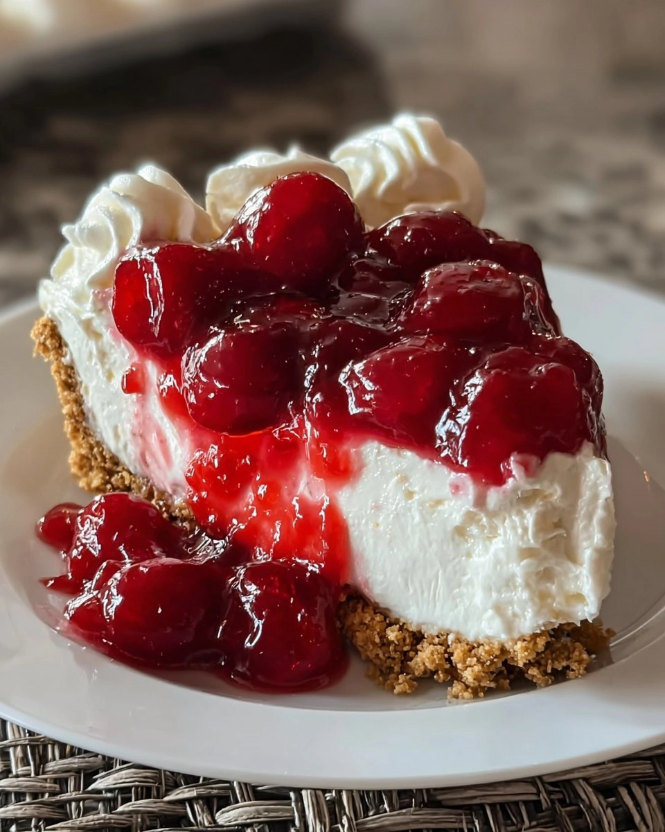 No-Bake Cherry Cheesecake 67 No-Bake Cherry Cheesecake