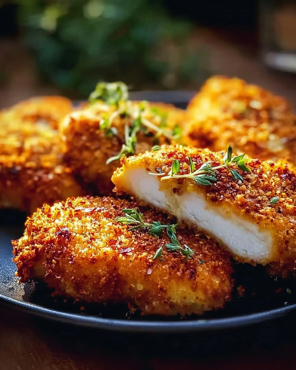 Air Fryer Parmesan Crusted Chicken