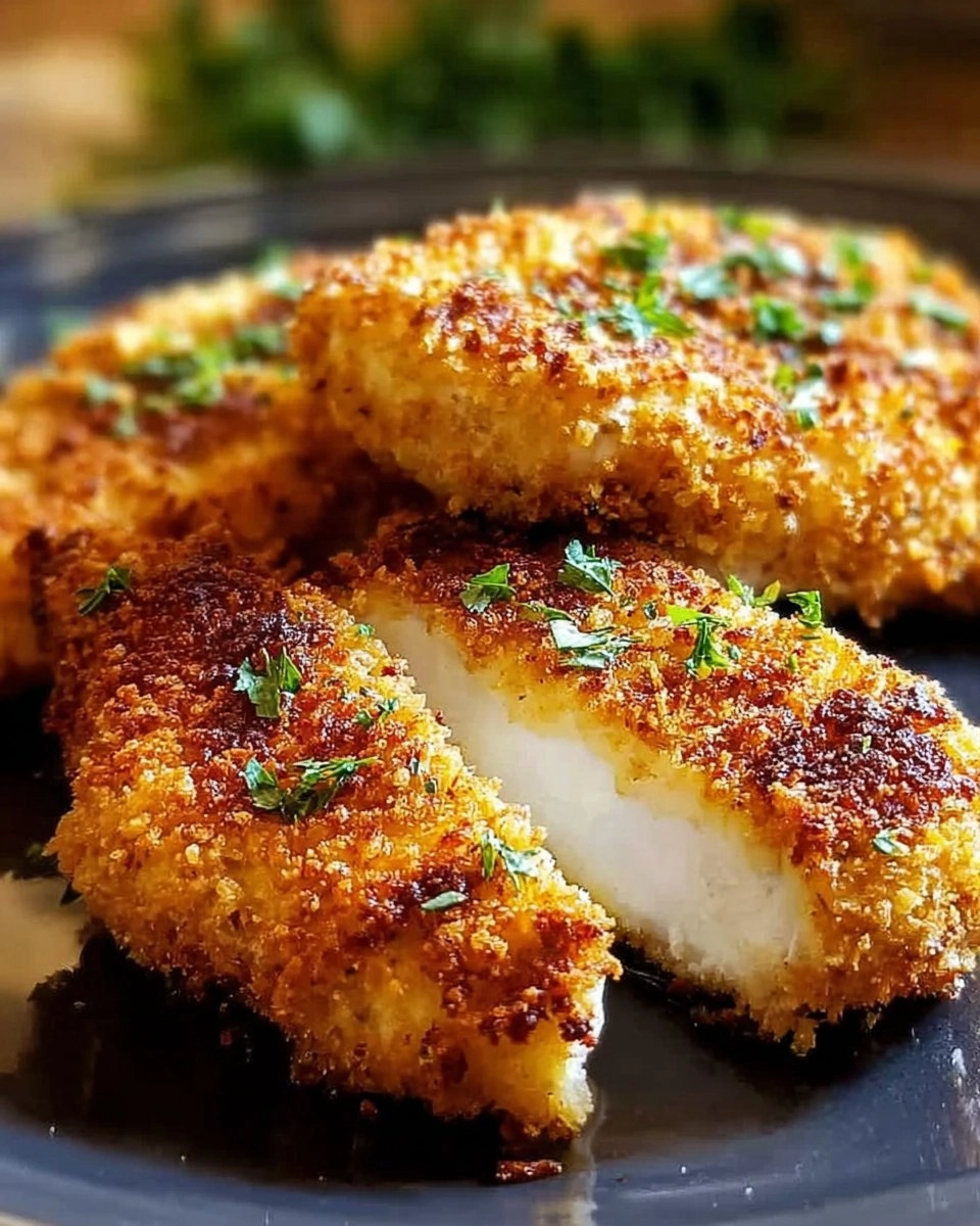 Air Fryer Parmesan Crusted Chicken