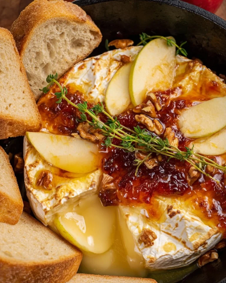 Baked-Brie-and-Preserves-Recipe