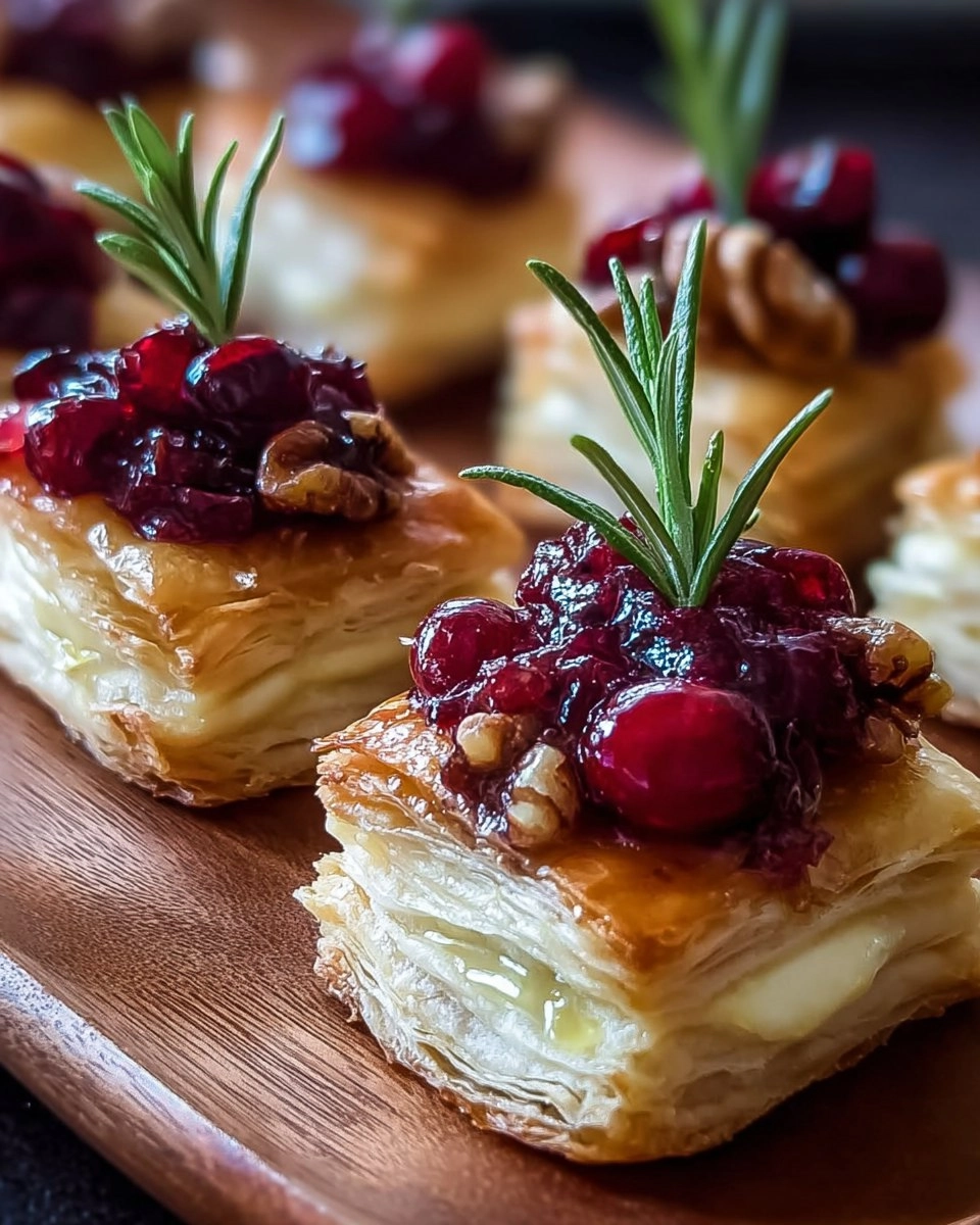 Baked Cranberry Brie Bites