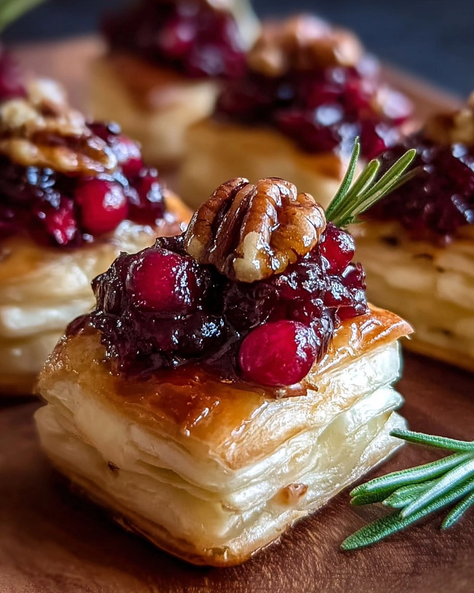 Baked Cranberry Brie Bites