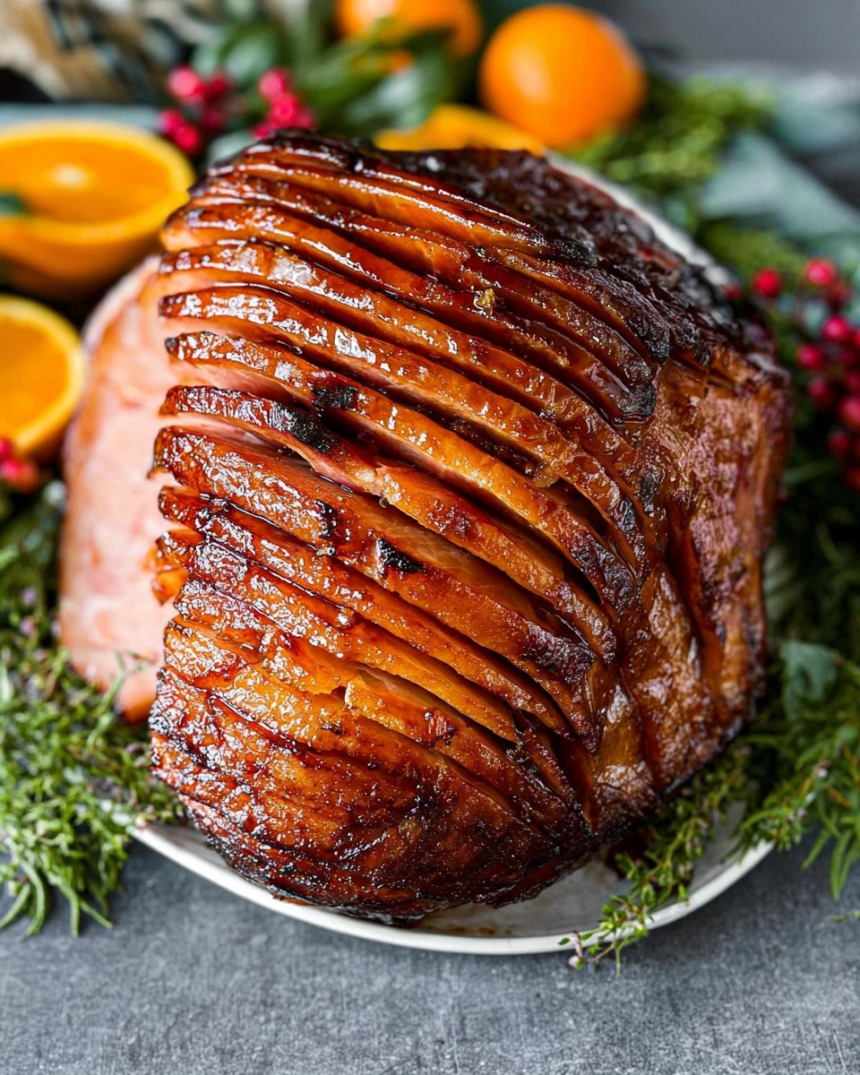 Baked Ham with Brown Sugar Glaze