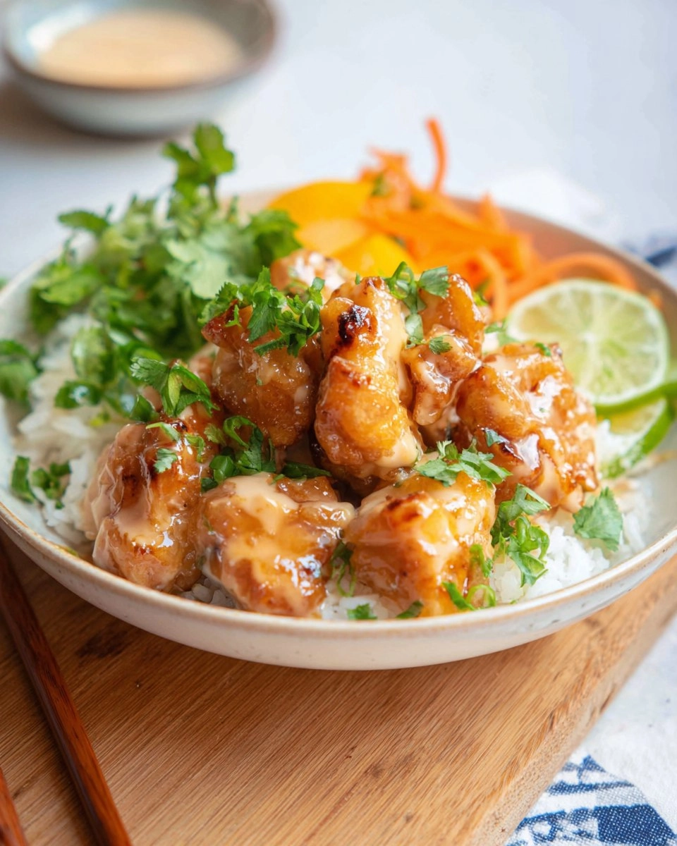 Bang Bang Chicken and Rice Bowl