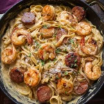 Cajun-Shrimp-and-Sausage-Pasta-Recipe