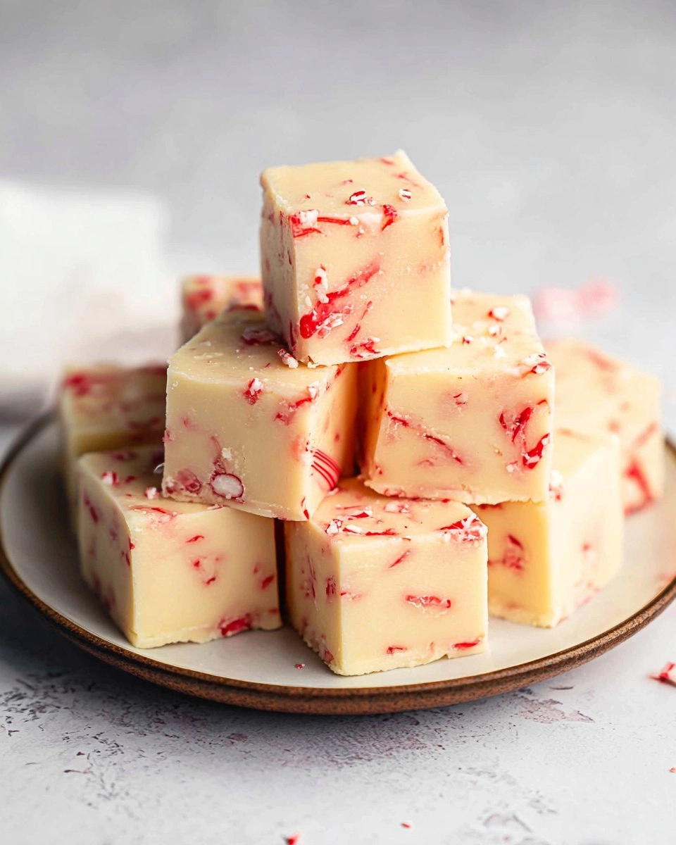 Candy Cane Fudge