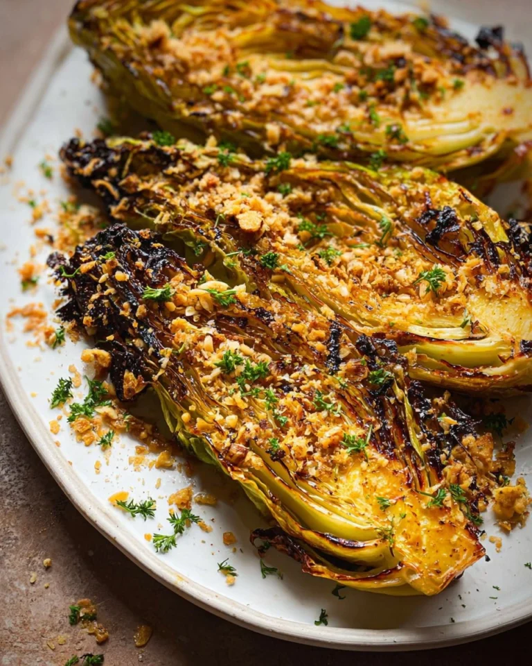 Chilli-Garlic-Butter-Roasted-Cabbage-Wedges-Recipe