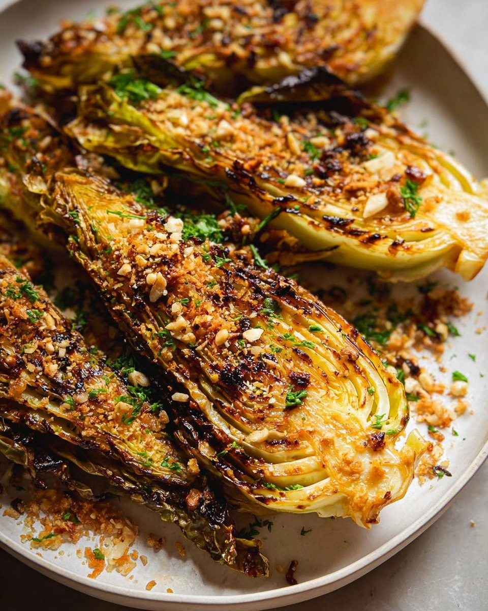Chilli Garlic Butter Roasted Cabbage Wedges 91 Chilli Garlic Butter Roasted Cabbage Wedges