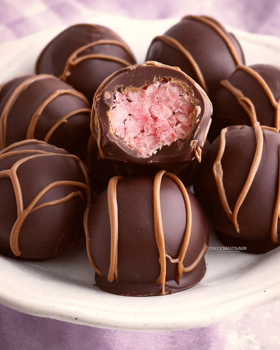 Chocolate Raspberry Truffles 106 Chocolate Raspberry Truffles