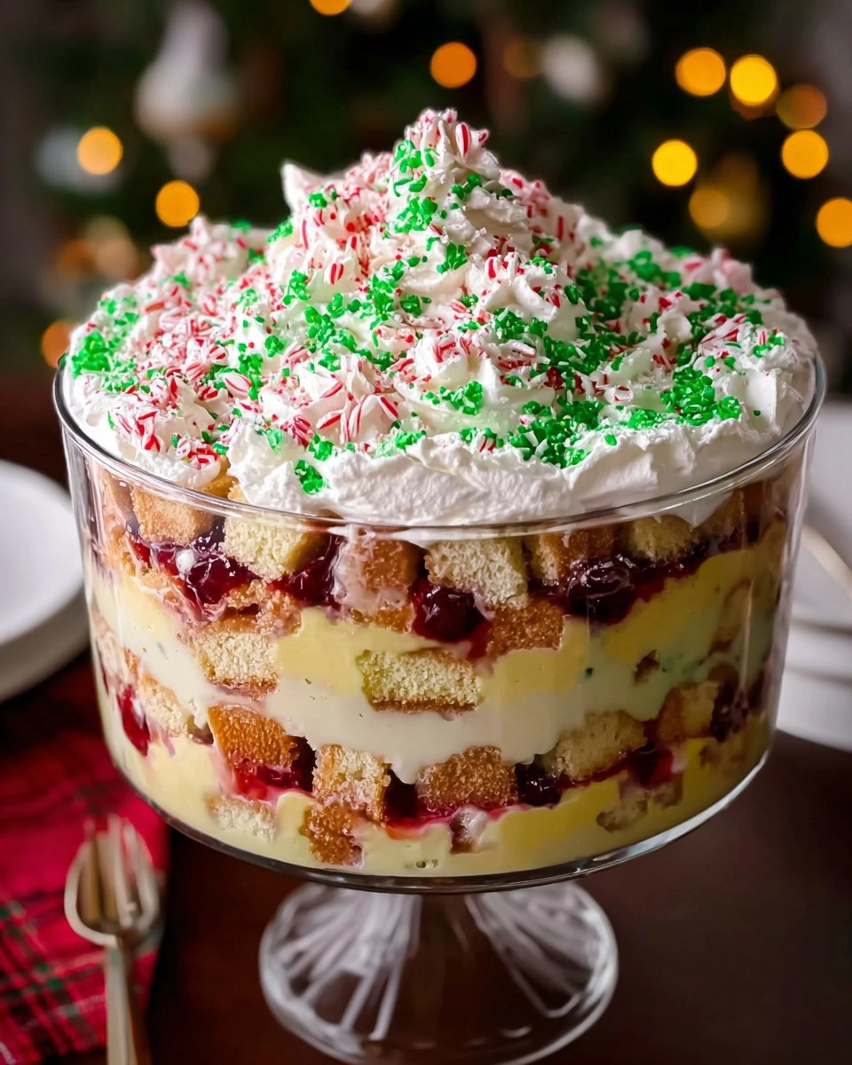 Christmas Tree Cake Trifle