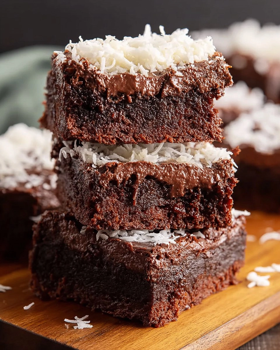 Coconut Brownies 121 Coconut Brownies