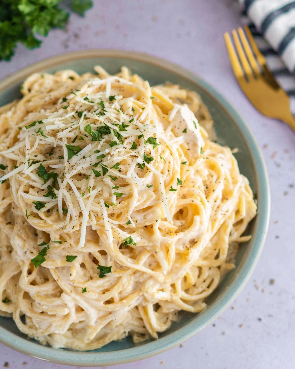 Cottage Cheese Alfredo