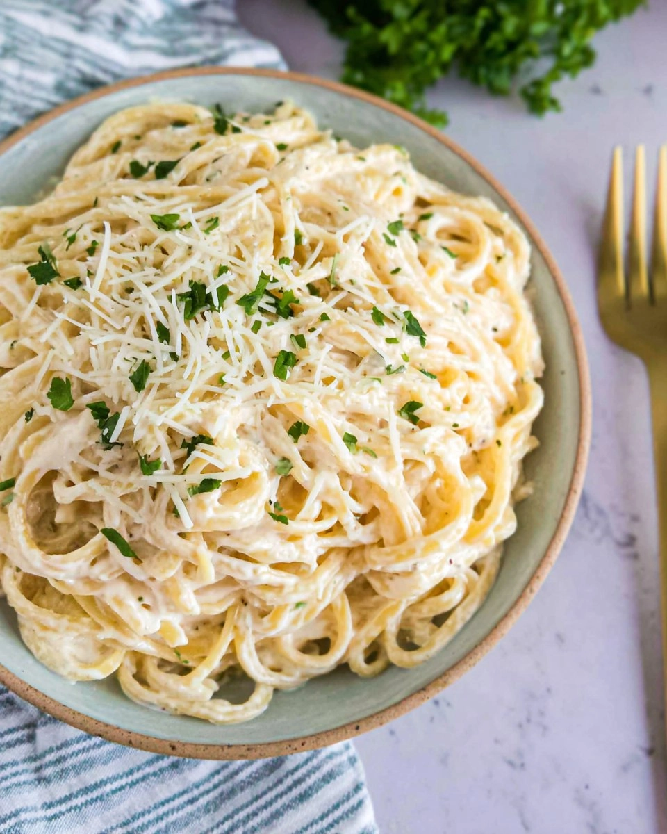 Cottage Cheese Alfredo
