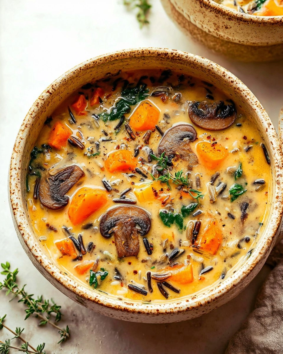 Cozy Autumn Wild Rice Soup 105 Cozy Autumn Wild Rice Soup