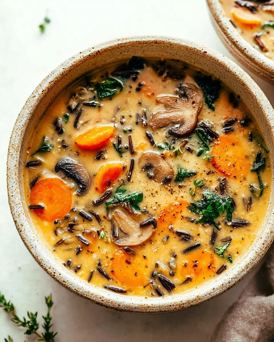 Cozy Autumn Wild Rice Soup 107 Cozy Autumn Wild Rice Soup