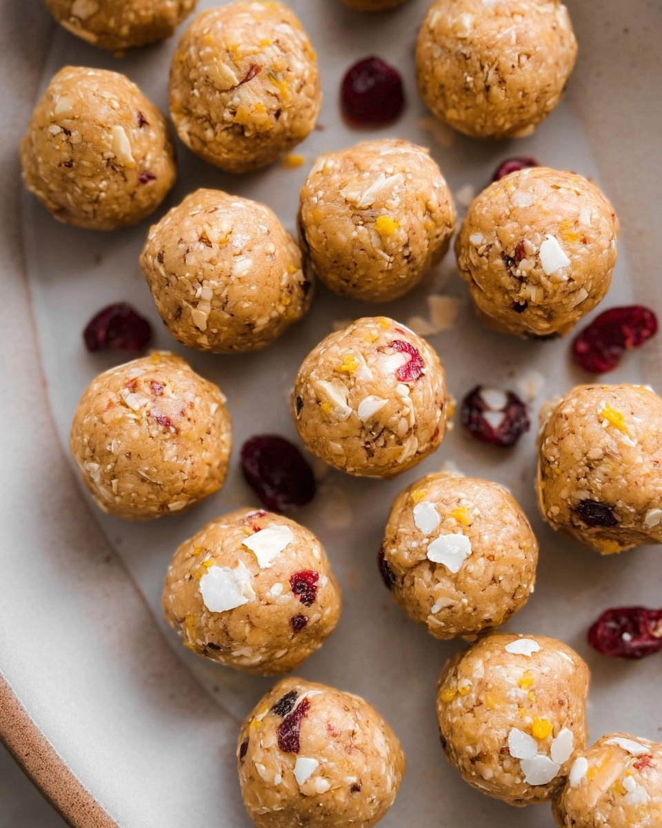 Cranberry Orange Protein Balls