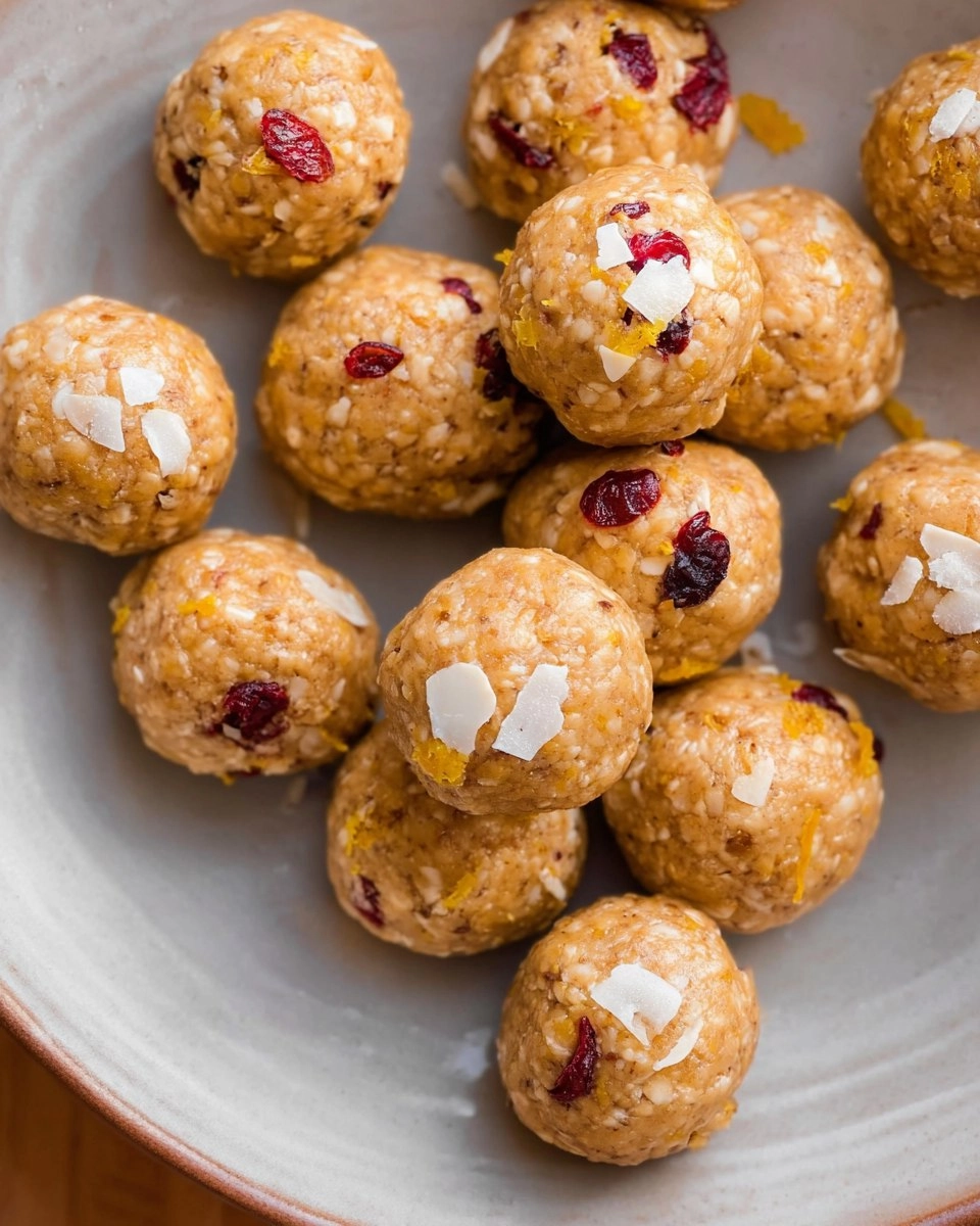 Cranberry Orange Protein Balls