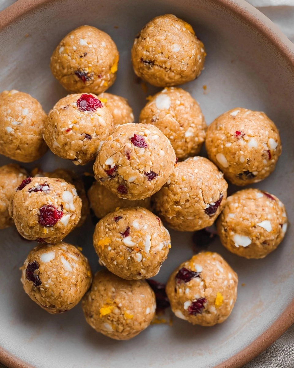 Cranberry Orange Protein Balls