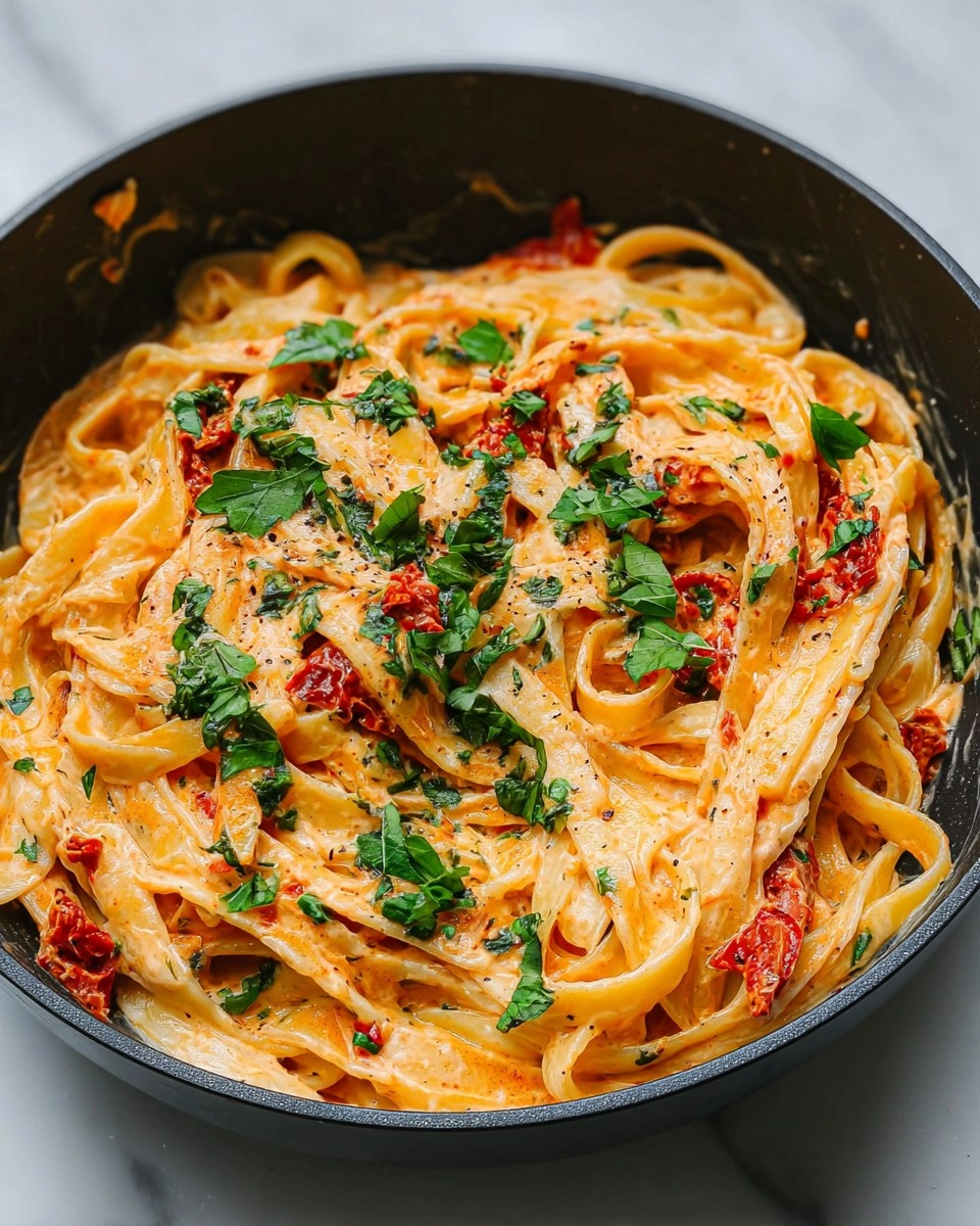 Creamy Vegan Sun-Dried Tomato Pasta 115 Creamy Vegan Sun-Dried Tomato Pasta
