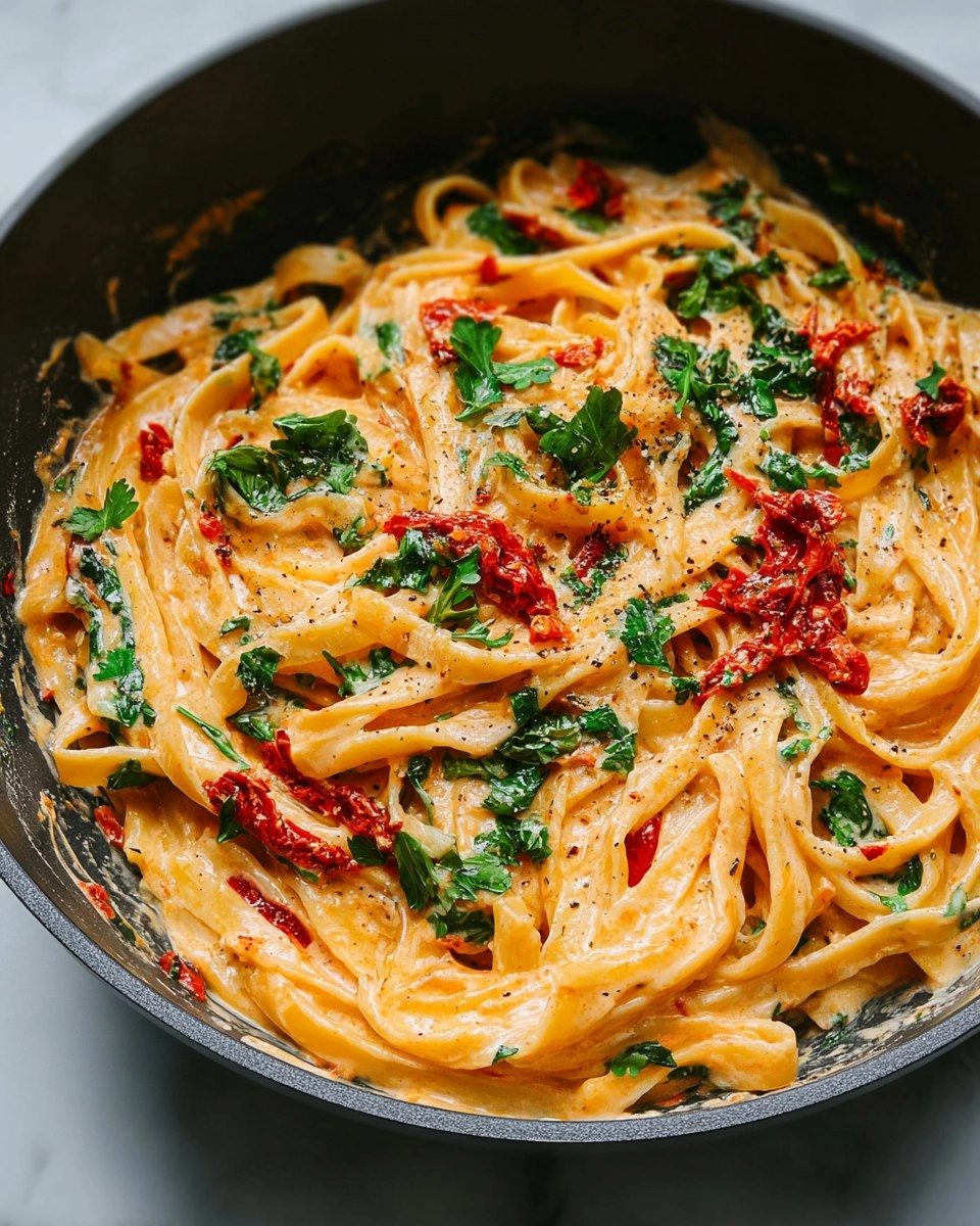 Creamy Vegan Sun-Dried Tomato Pasta 116 Creamy Vegan Sun-Dried Tomato Pasta