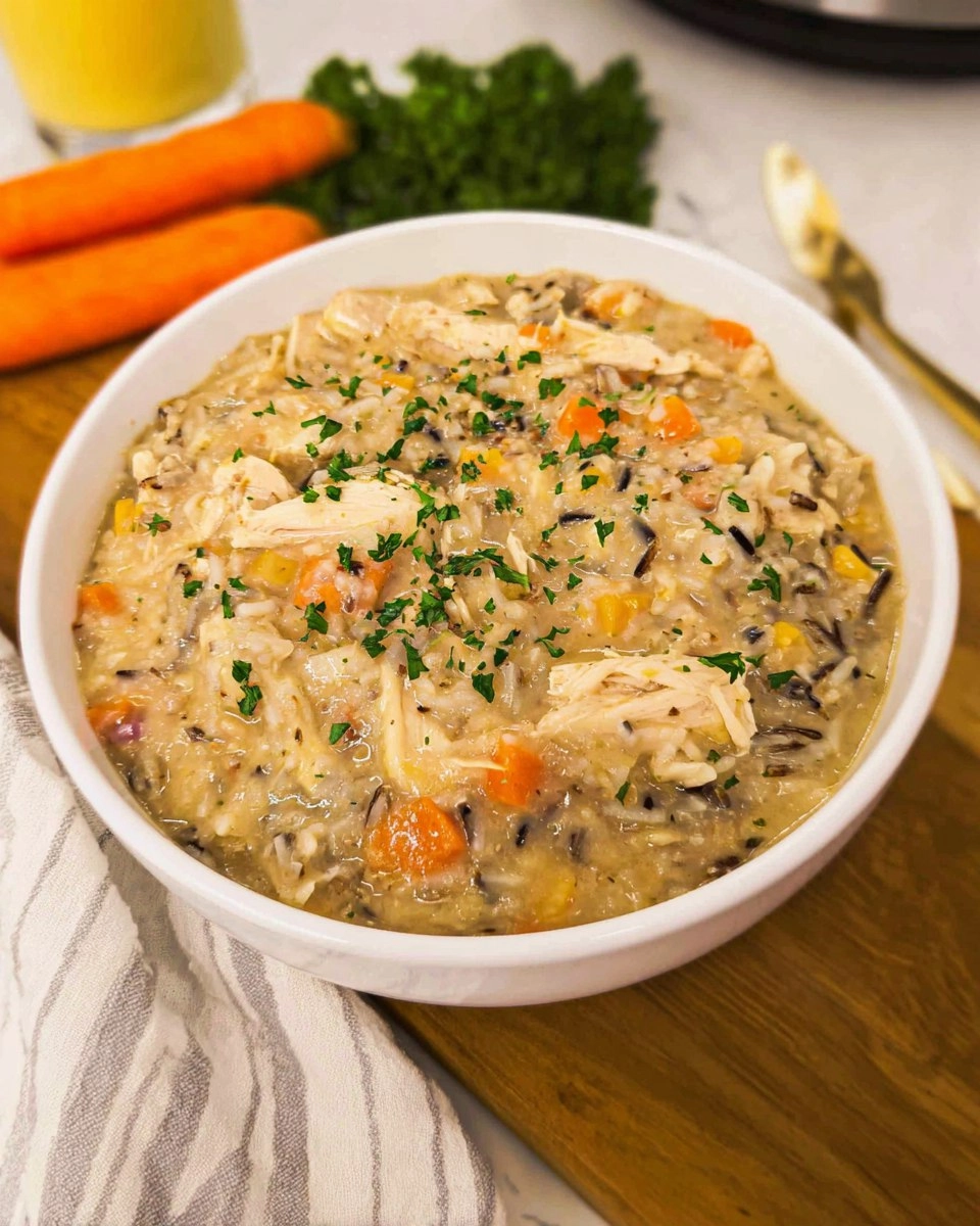 Crockpot Chicken and Wild Rice Soup