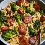 Chicken Sausage and Broccoli Orzo 93 Delicious-Recipe-Chicken-Sausage-and-Broccoli-Orzo-Recipe