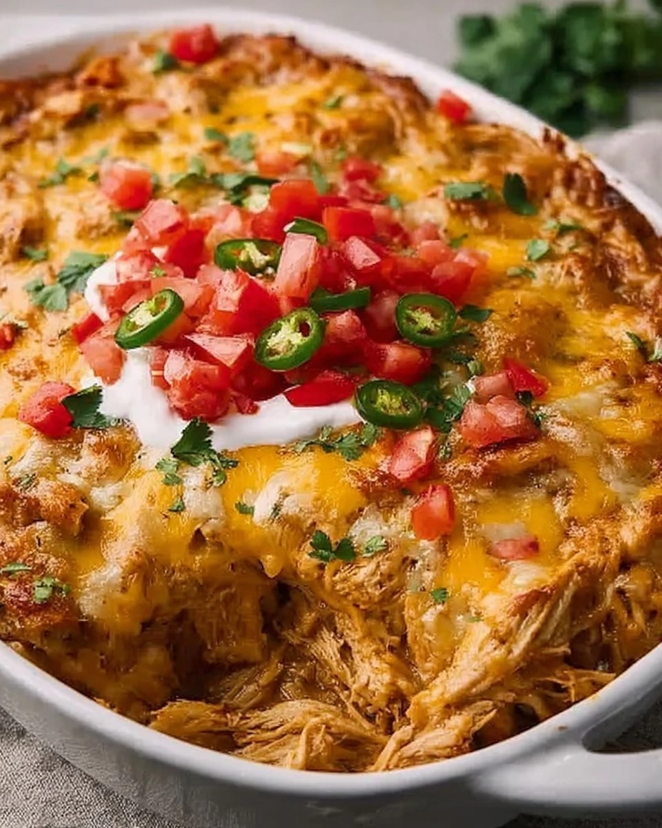 Easy Chicken Fajita Casserole