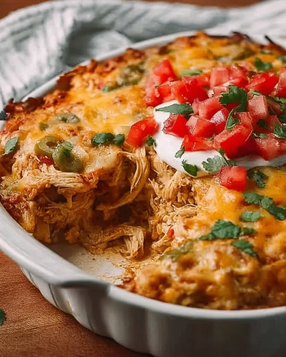 Easy Chicken Fajita Casserole