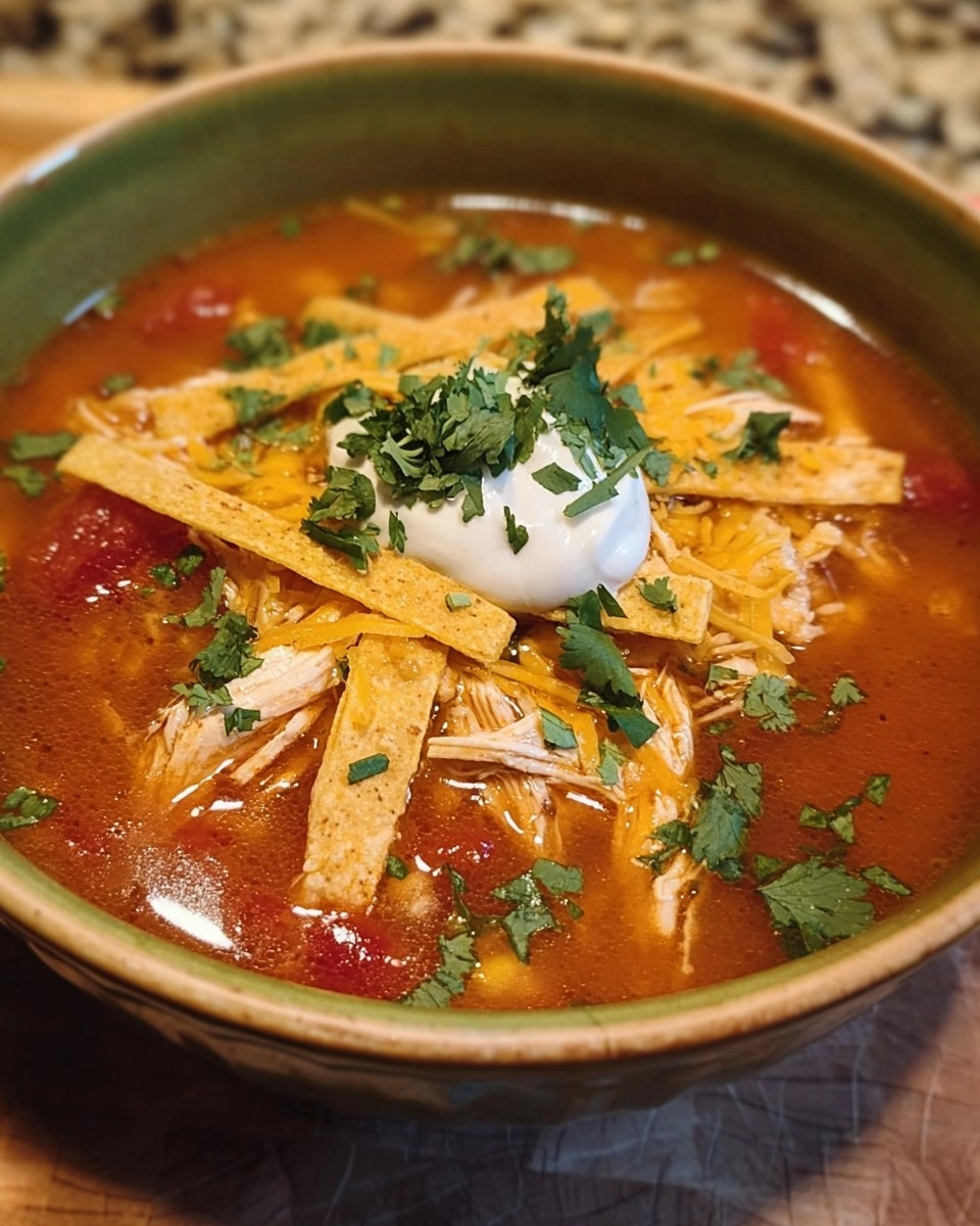 Easy Chicken Tortilla Soup