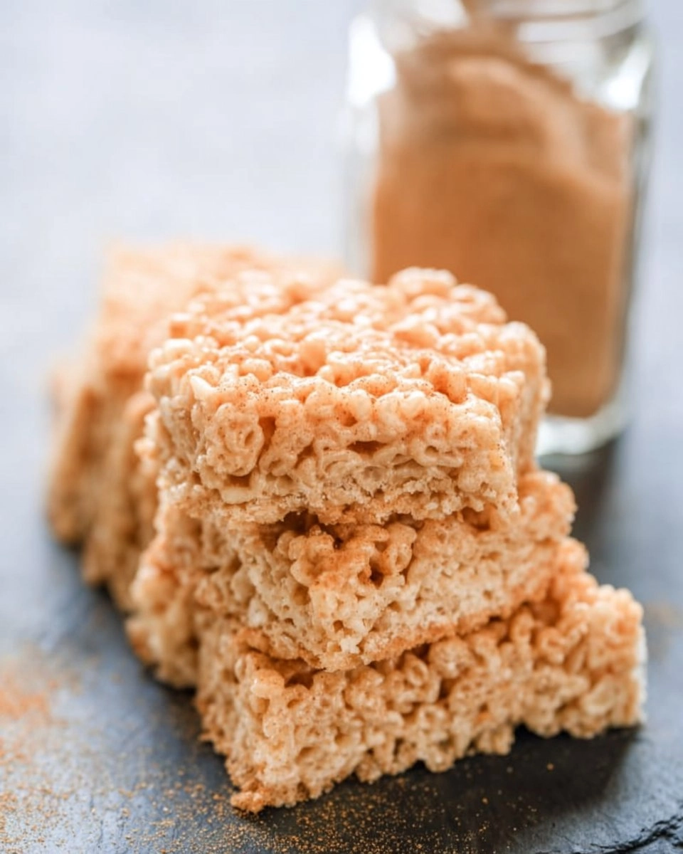 Easy Churro Rice Krispie Treats with Cinnamon Sugar Crunch