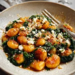 Easy-Crispy-Gnocchi-With-Spinach-And-Feta-A-Childhood-Memory-In-Flavor-Recipe