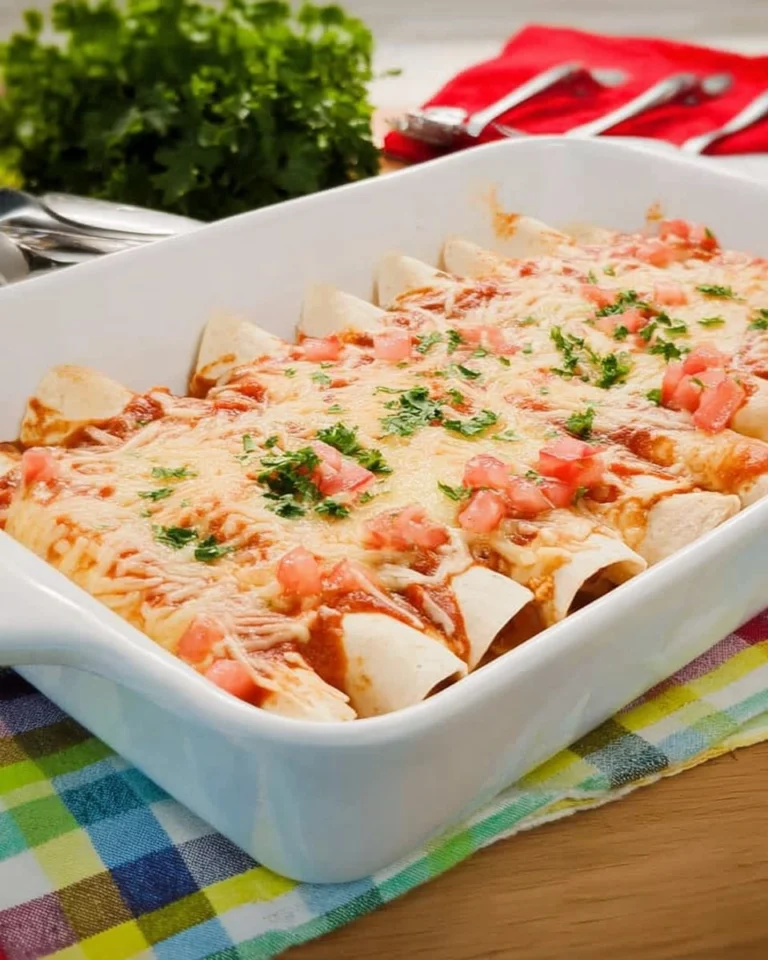 Easy-Healthy-Chicken-Enchiladas-Recipe