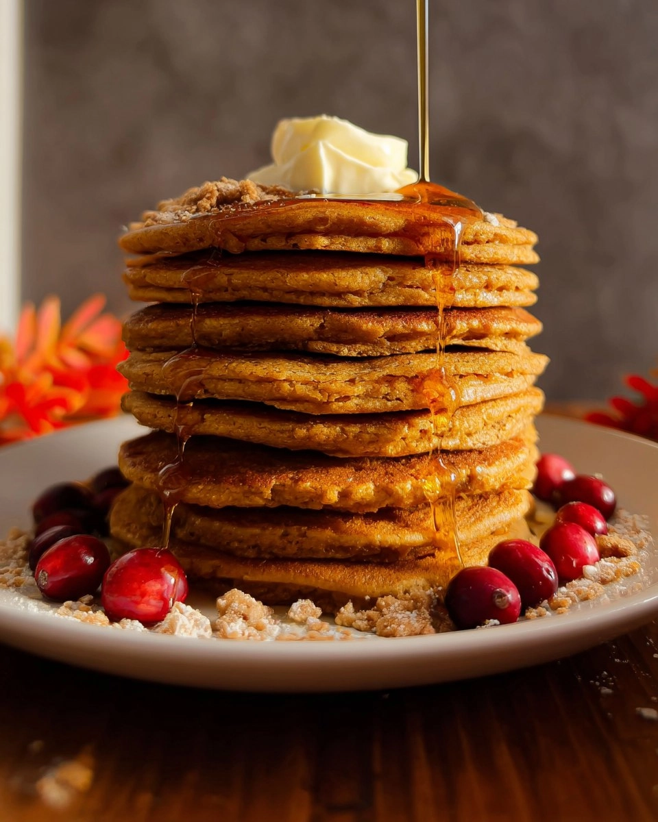 Fluffy Gingerbread Pancakes