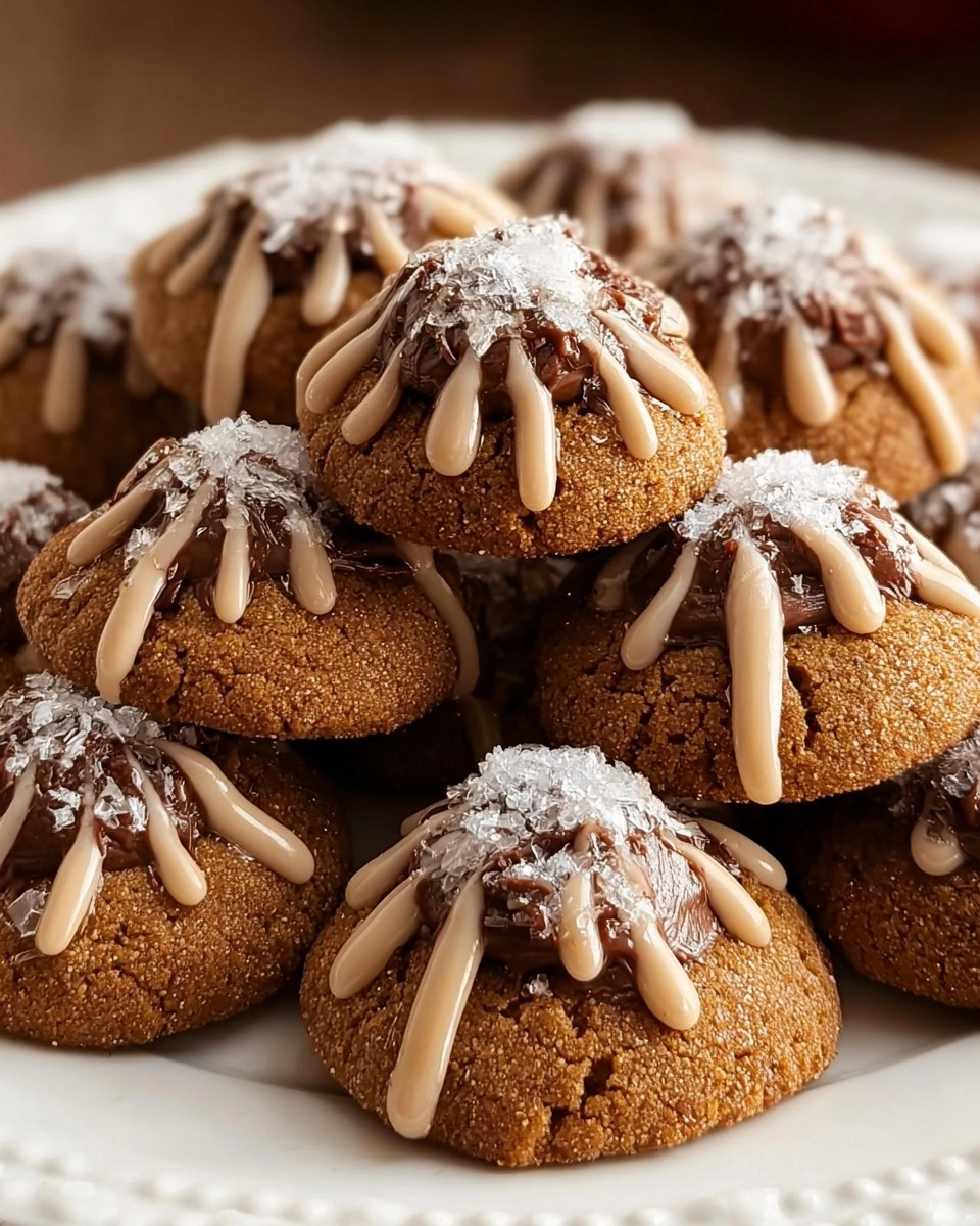 Gingerbread Kiss Cookies