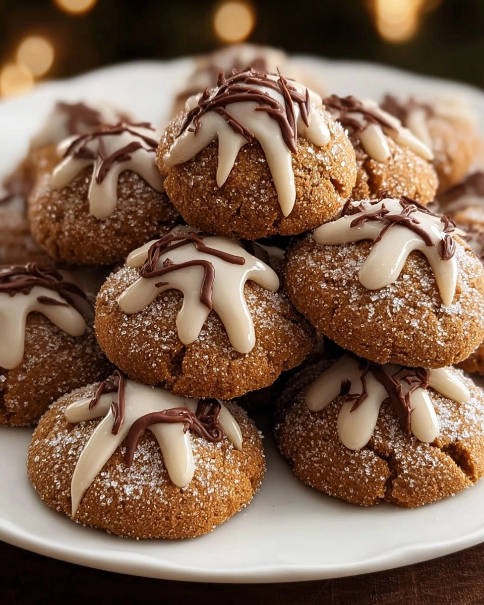 Gingerbread Kiss Cookies