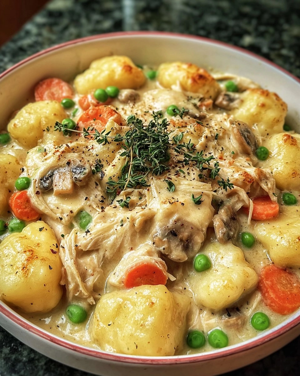 Gnocchi Chicken Pot Pie