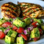 Healthy Cilantro Lime Chicken with Avocado Salsa 108 Healthy-Cilantro-Lime-Chicken-with-Avocado-Salsa-Recipe