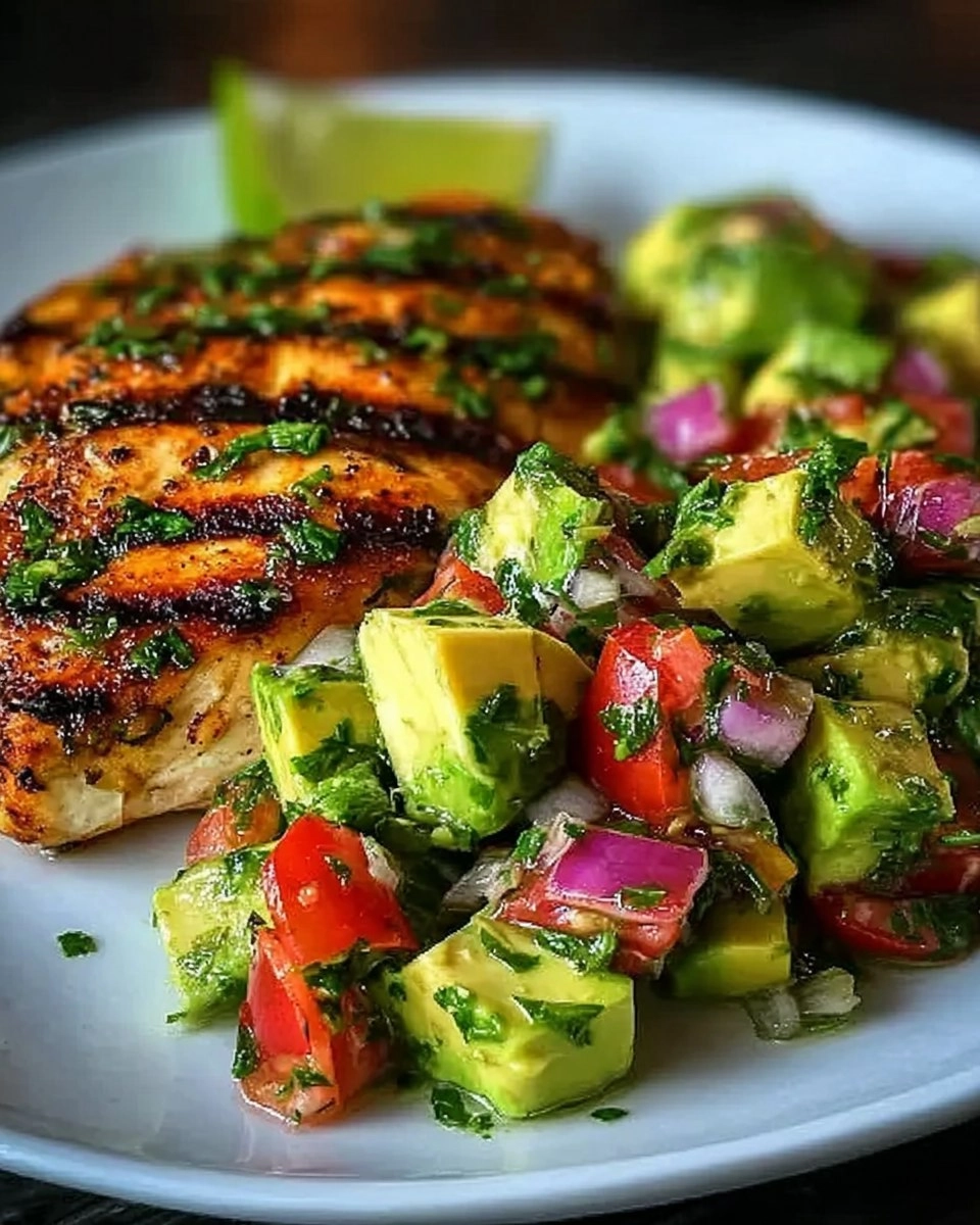 Healthy Cilantro Lime Chicken with Avocado Salsa 106 Healthy Cilantro Lime Chicken with Avocado Salsa