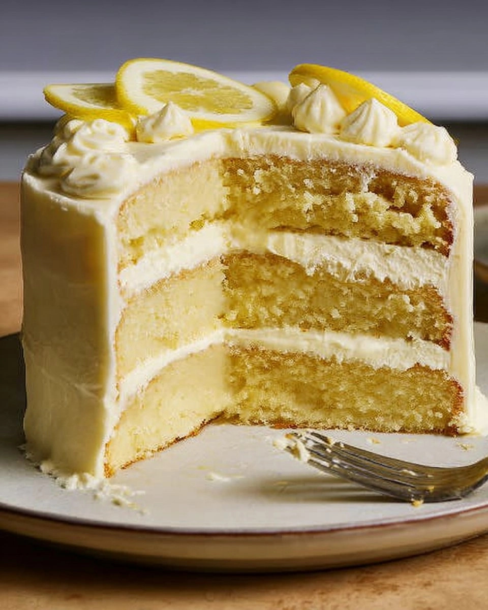 Lemon Mascarpone Cake: Moist Lemon Layers with Fluffy Cream