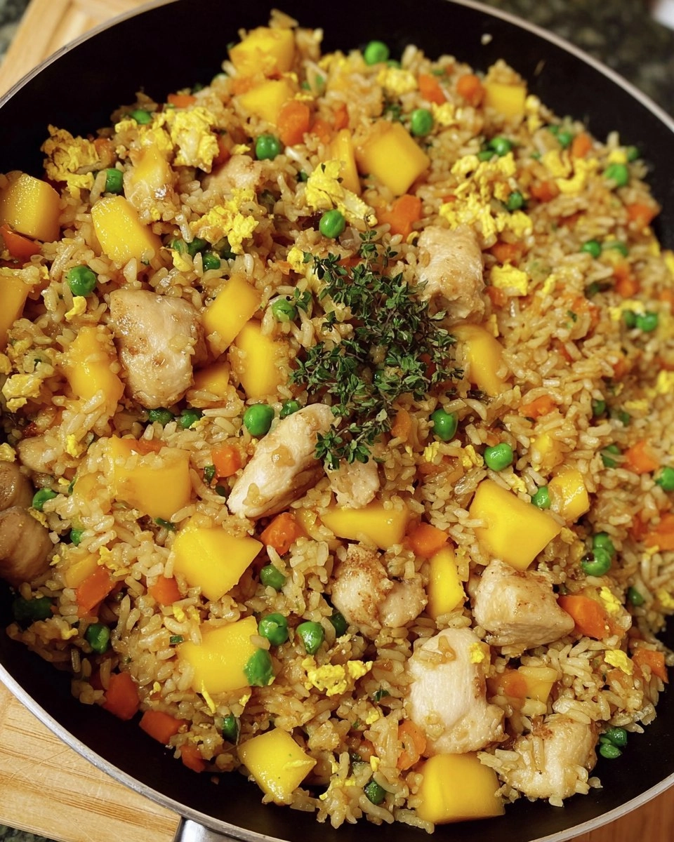 Mango Chicken Fried Rice