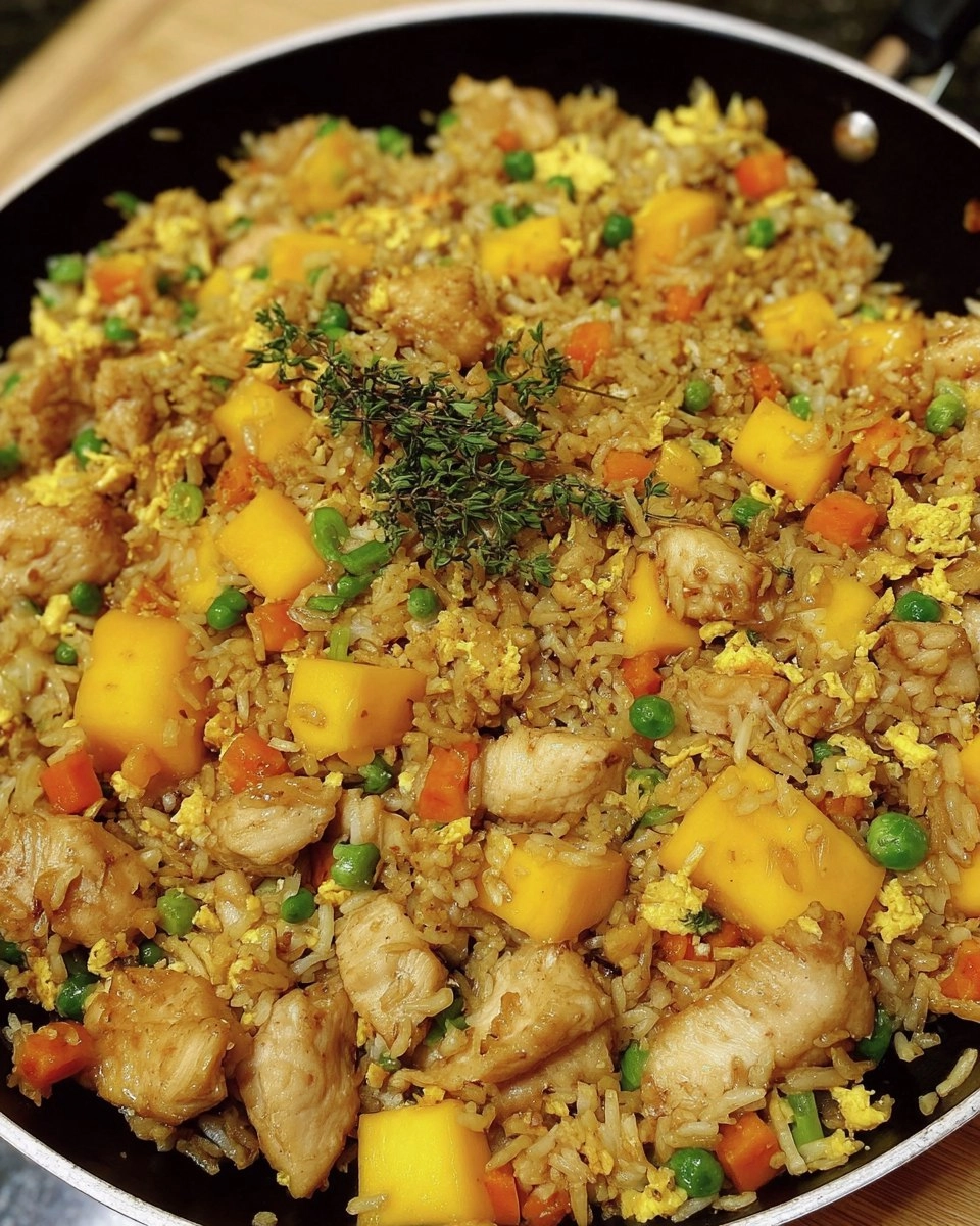 Mango Chicken Fried Rice