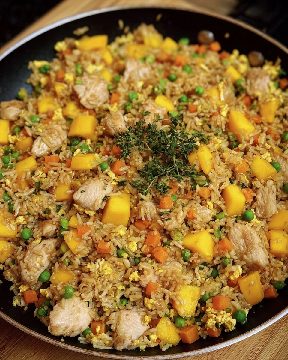 Mango Chicken Fried Rice