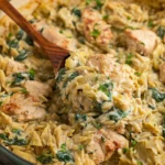 One Pan Spinach Artichoke Chicken Orzo 138 One-Pan-Spinach-Artichoke-Chicken-Orzo-Recipe