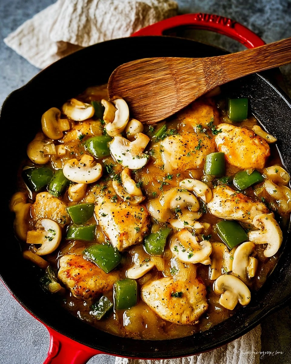 Onion Soup Gravy Chicken Skillet