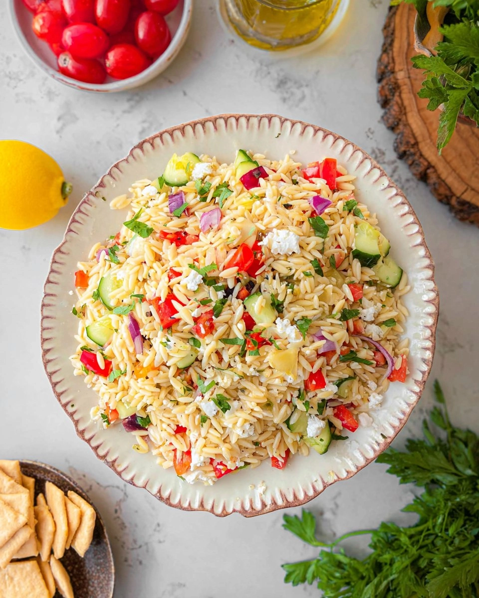 Orzo Lemon Salad