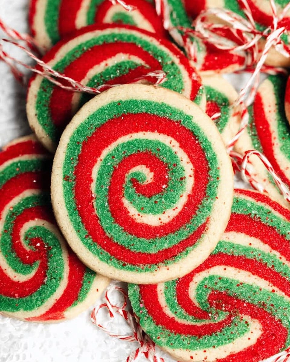 Peppermint Pinwheel Cookies