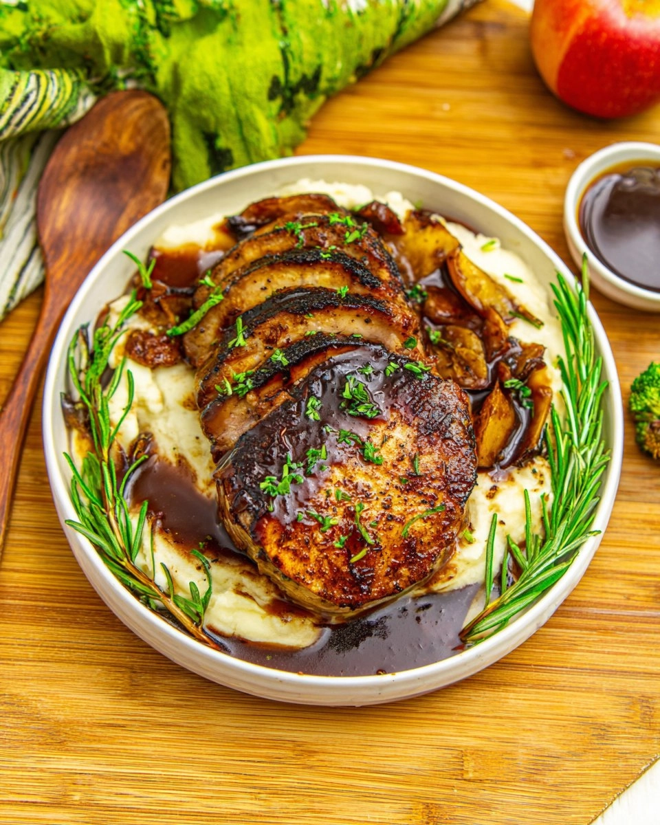 Pork Chops with Dr Pepper BBQ Sauce