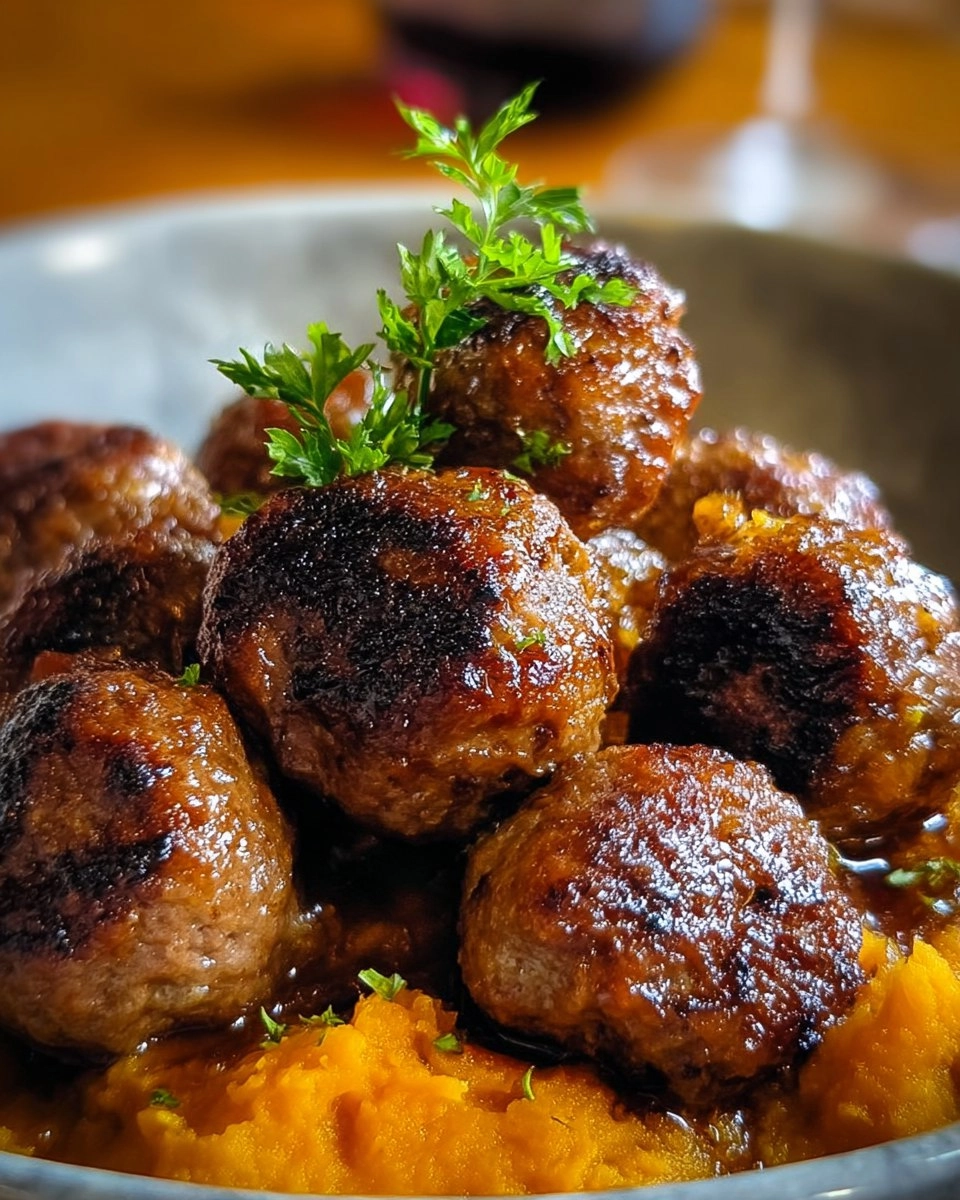 Pork Meatballs Sweet Potato